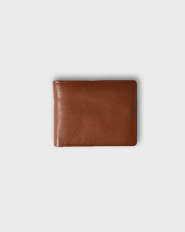 Mens Wallet - Tan Grain