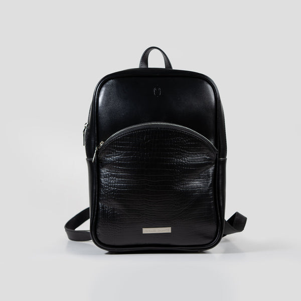 Nifty Real Leather Mini Backpack - Stylish, Compact and Eco-Friendly for Everyday Use