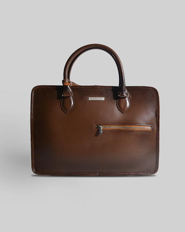 Duke -  Real Leather Executive Office/Laptop Bag